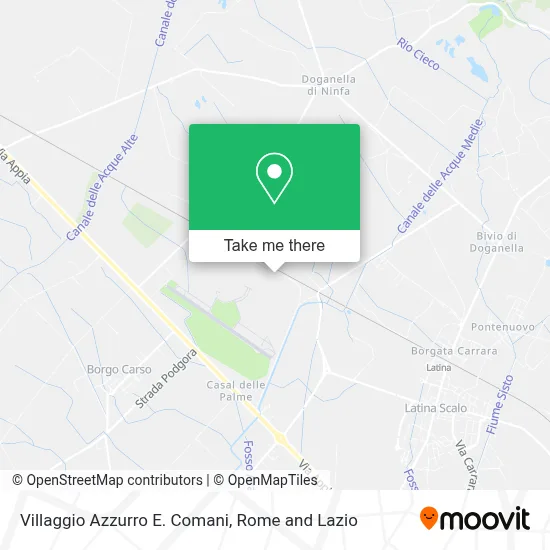 Villaggio Azzurro E. Comani map