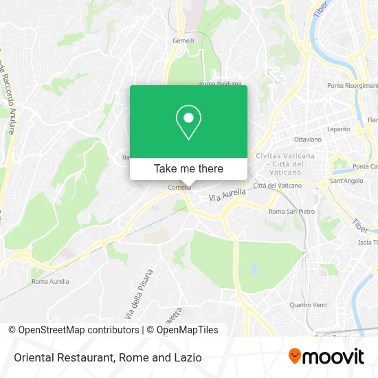 Oriental Restaurant map