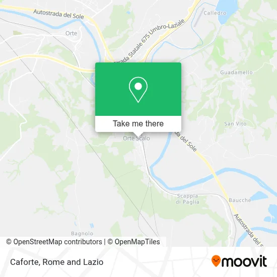 Caforte map