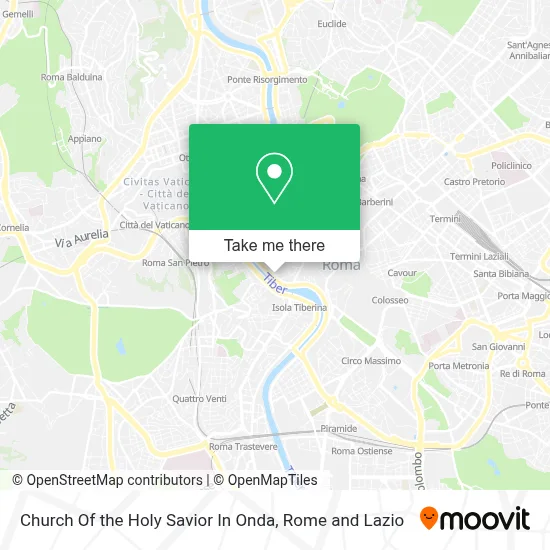 Church Of the Holy Savior In Onda map