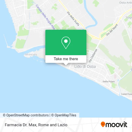 Farmacia Dr. Max map