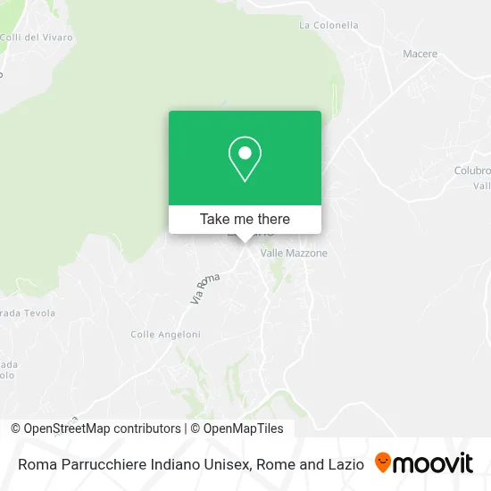 Roma Parrucchiere Indiano Unisex map