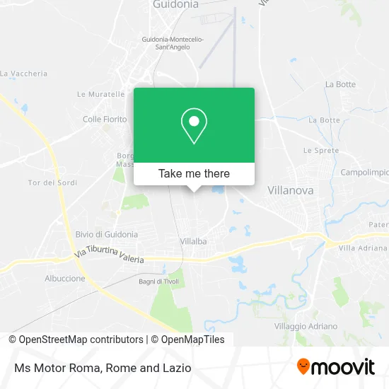 Ms Motor Roma map