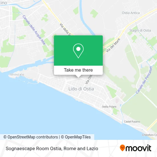 Sognaescape Room Ostia map