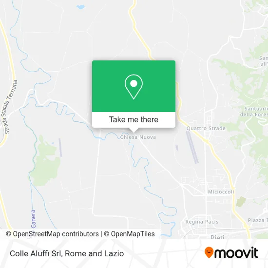 Colle Aluffi Srl map