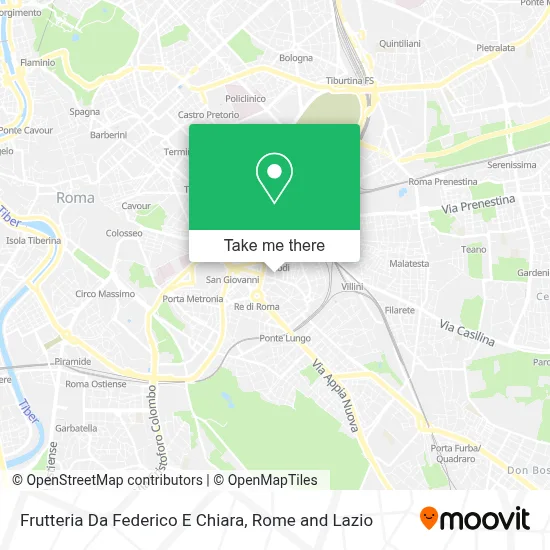 Frutteria Da Federico E Chiara map