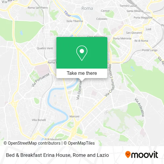 Bed & Breakfast Erina House map