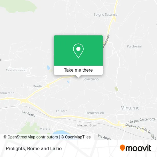 Prolights map