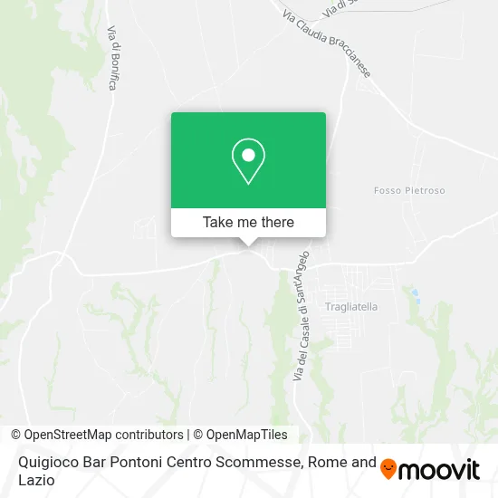 Quigioco Bar Pontoni Centro Scommesse map