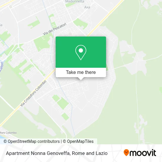 Apartment Nonna Genoveffa map