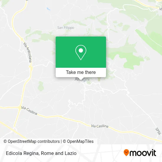 Edicola Regina map