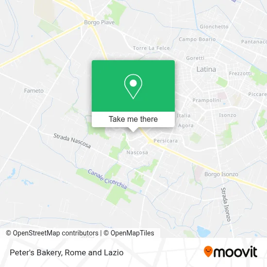 Peter's Bakery map