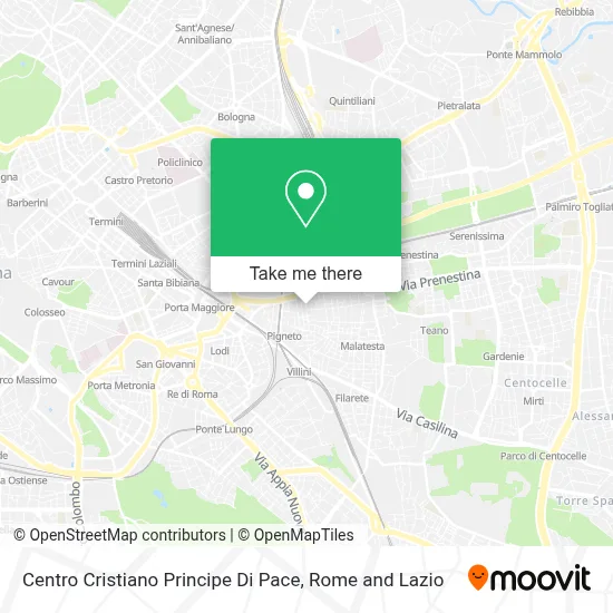 Centro Cristiano Principe Di Pace map