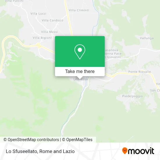 Lo Sfuseellato map