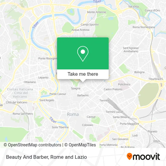 Beauty And Barber map