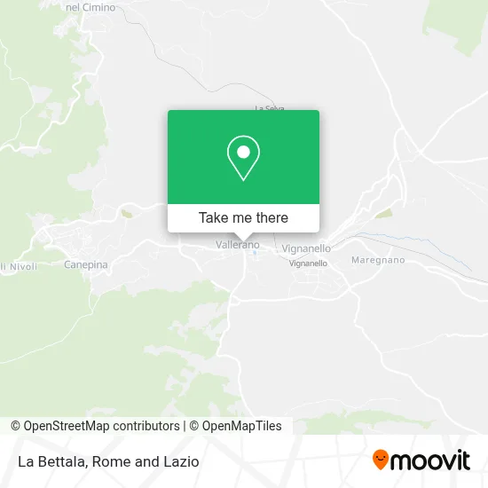La Bettala map