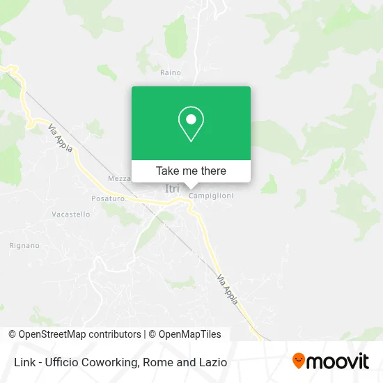 Link - Ufficio Coworking map