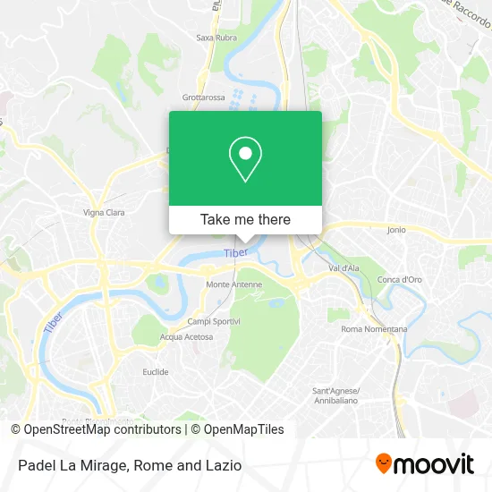 Padel La Mirage map