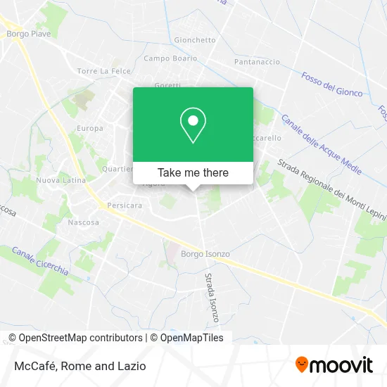 McCafé map