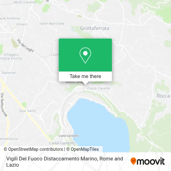 Vigili Del Fuoco Distaccamento Marino map