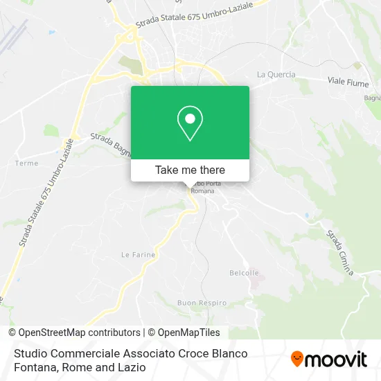 Studio Commerciale Associato Croce Blanco Fontana map