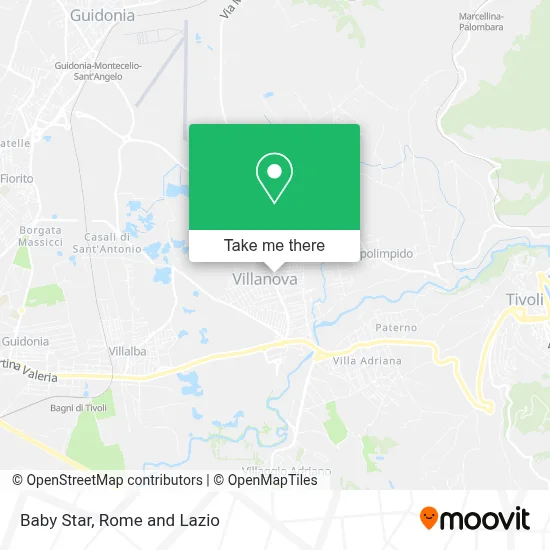 Baby Star map
