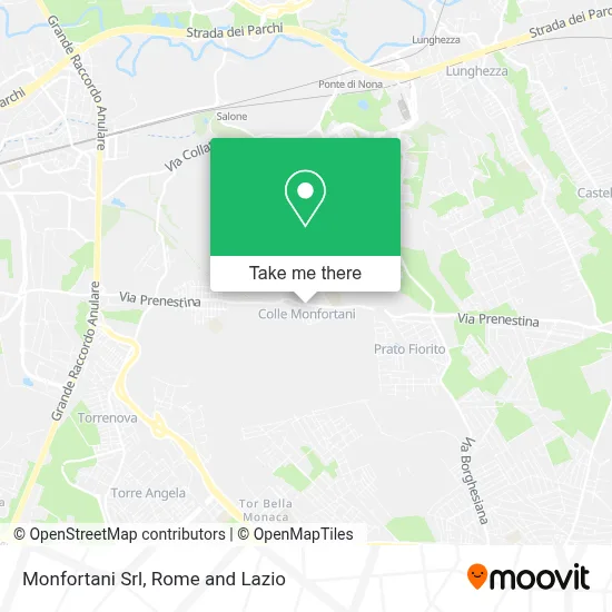 Monfortani Srl map
