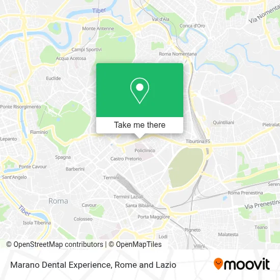 Marano Dental Experience map