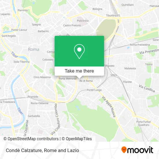 Condè Calzature map