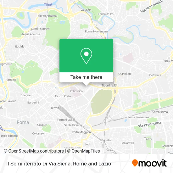 Il Seminterrato Di Via Siena map
