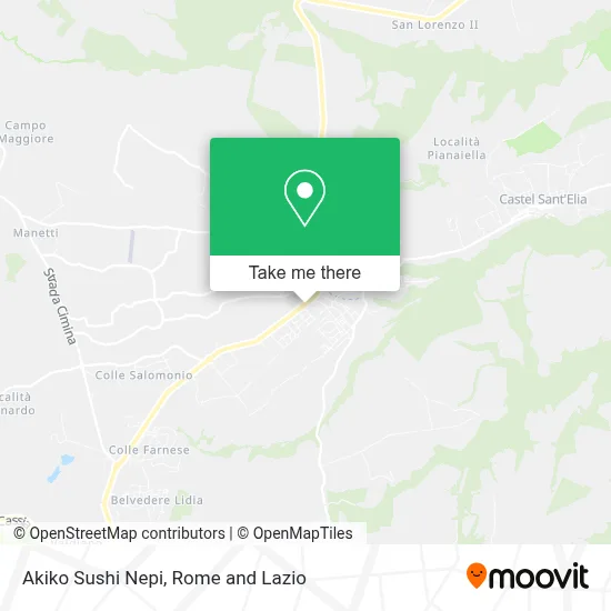 Akiko Sushi Nepi map