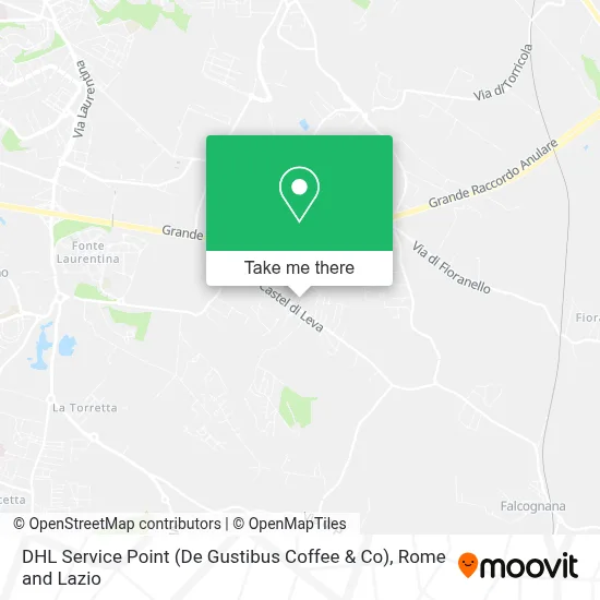 DHL Service Point (De Gustibus Coffee & Co) map