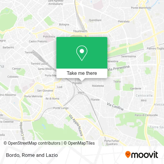 Bordo map