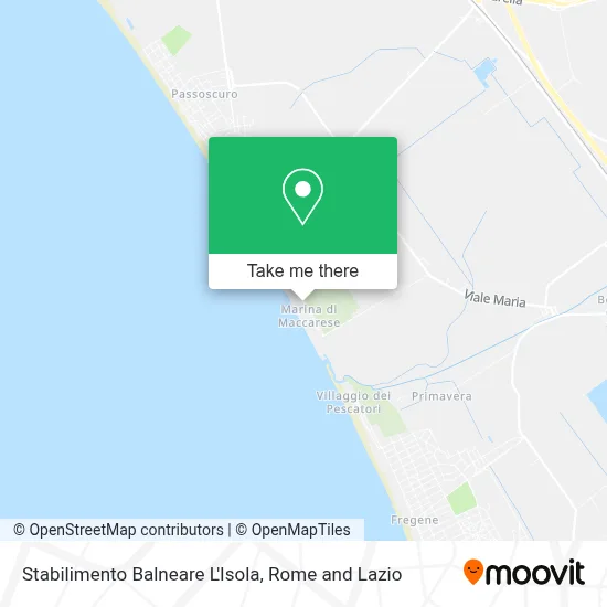 Stabilimento Balneare L'Isola map