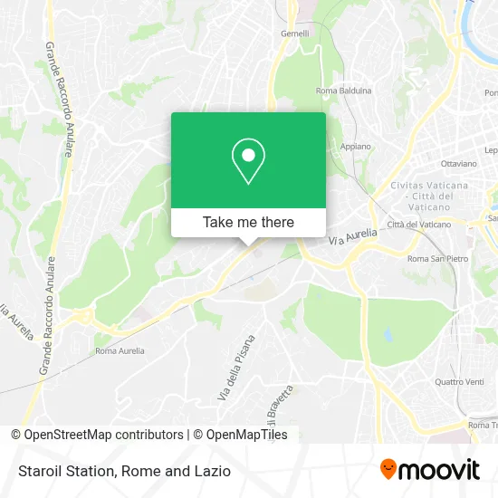 Staroil Station map