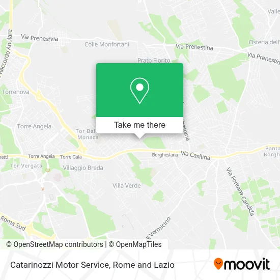 Catarinozzi Motor Service map