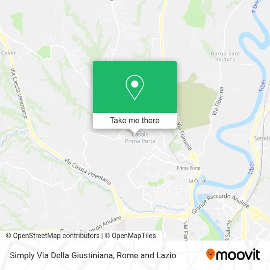 Simply Via Della Giustiniana map