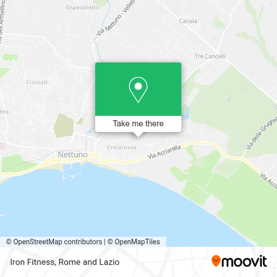 Iron Fitness map
