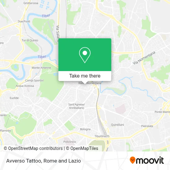 Avverso Tattoo map