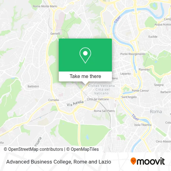 Advanced Business College map