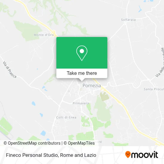 Fineco Personal Studio map
