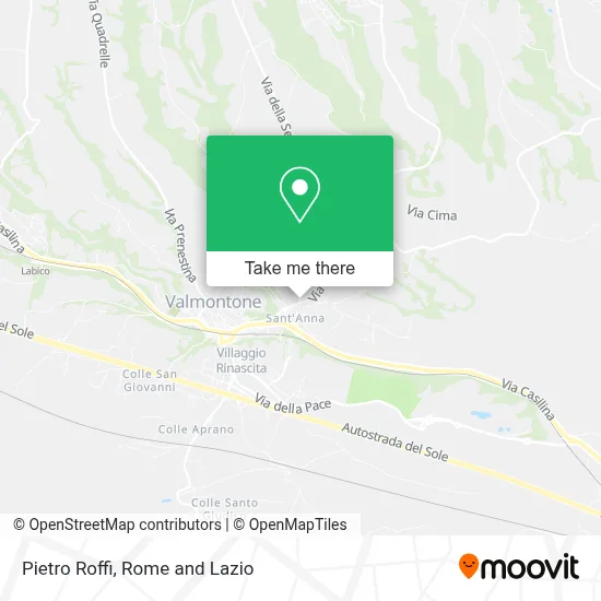 Pietro Roffi map