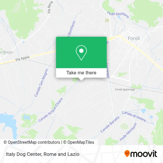 Italy Dog Center map