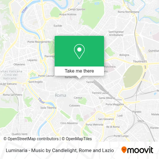 Luminaria - Music by Candlelight map