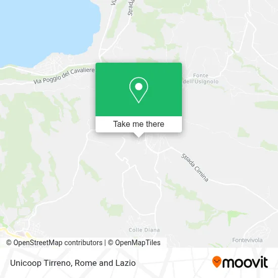 Unicoop Tirreno map
