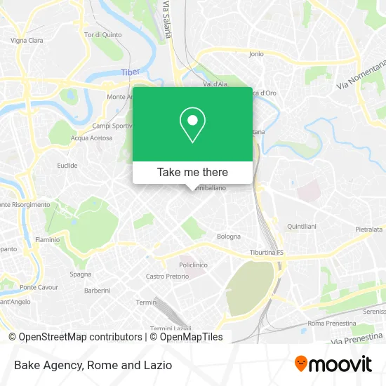 Bake Agency map