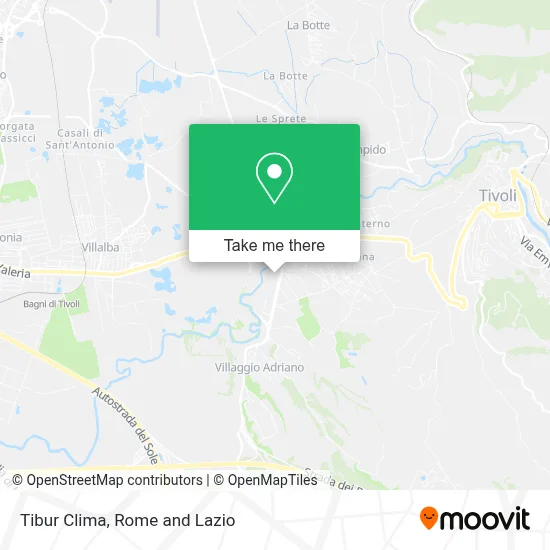 Tibur Clima map