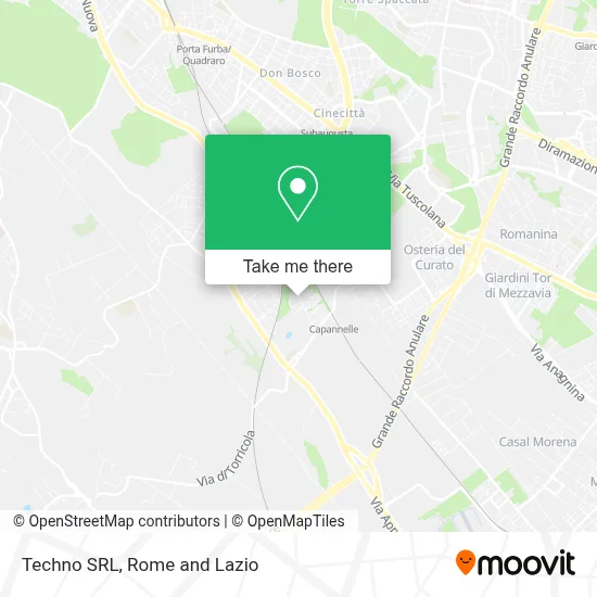Techno SRL map