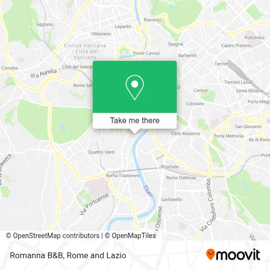 Romanna B&B map