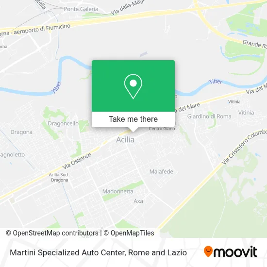 Martini Specialized Auto Center map